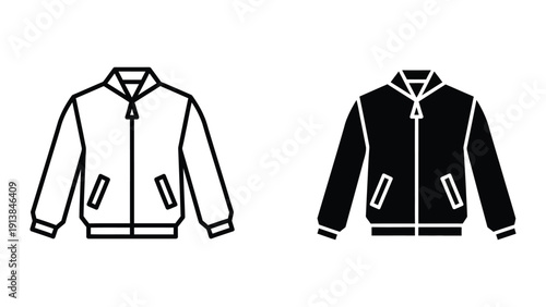 Black and white jacket illustrations