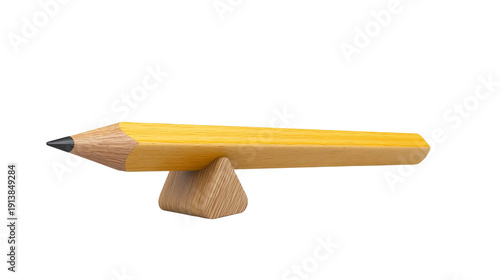 Creative Pencil Teeter Totter