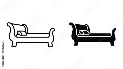 Chaise longue illustration