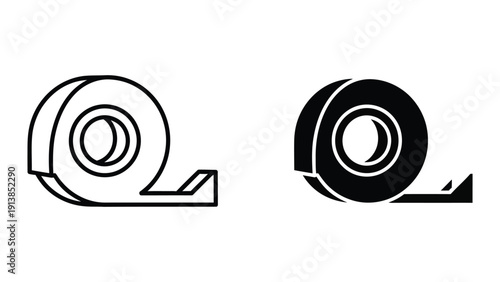 Tape roll illustration