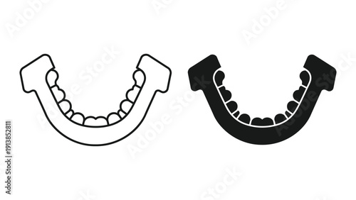 Dental prosthesis illustration