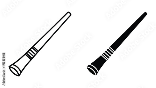 Baseball bats illustration