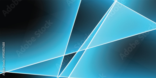 Elegant minimal banner design with dynamic geometric shapes, deep plum and indigo gradient background, flat vector illustration