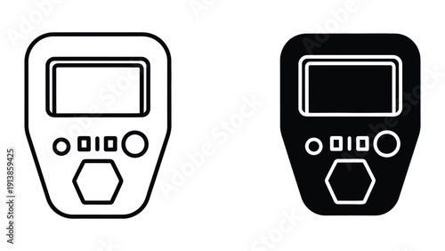 Multimeter icon set