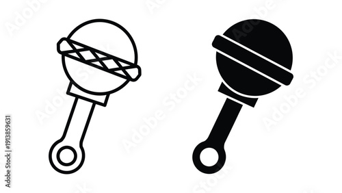 Maracas illustration