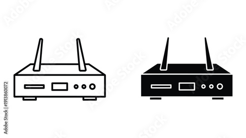 WiFi Routers Side by Side