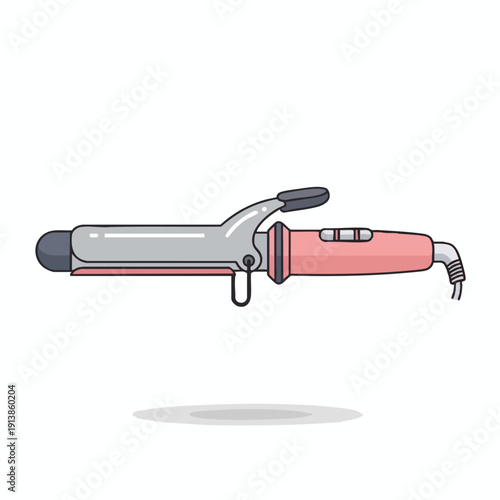 Hair Straightener Clip Art Illustration