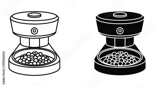 Coffee Grinder Illustration