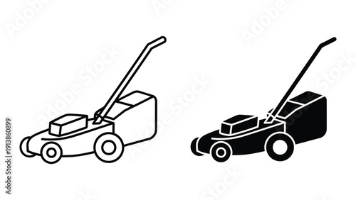 Lawn Mower Illustration