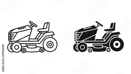 Lawn Mower Illustrations