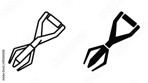 Black and white bow tie illustrations