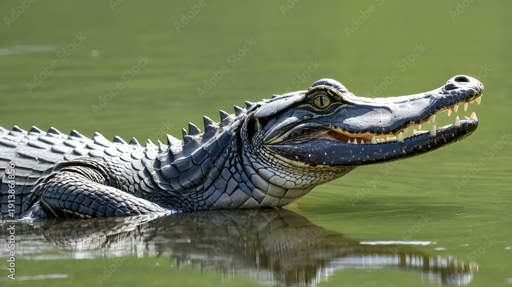 Fototapeta premium Alligatore del mississipi (Alligator Mississipiensis)