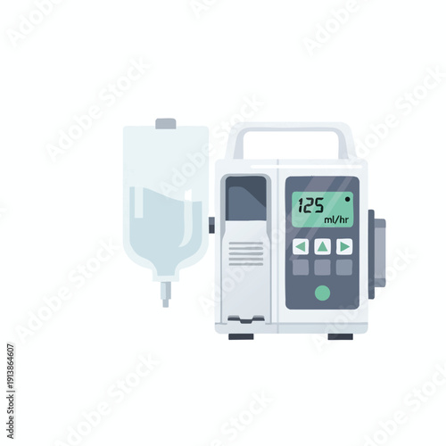 Infusion Pump and IV Bag Medical Device