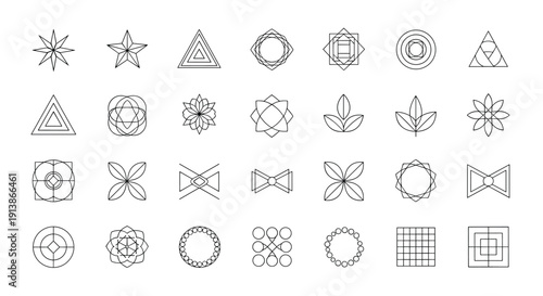 set of vector icons for design