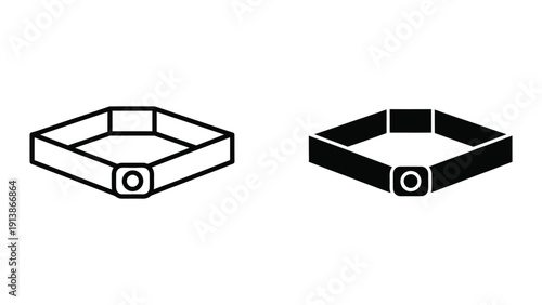 Hexagonal metal washers