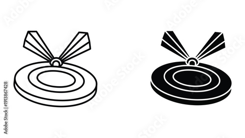 Yin yang symbol illustration