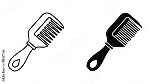 Hairbrushes illustration