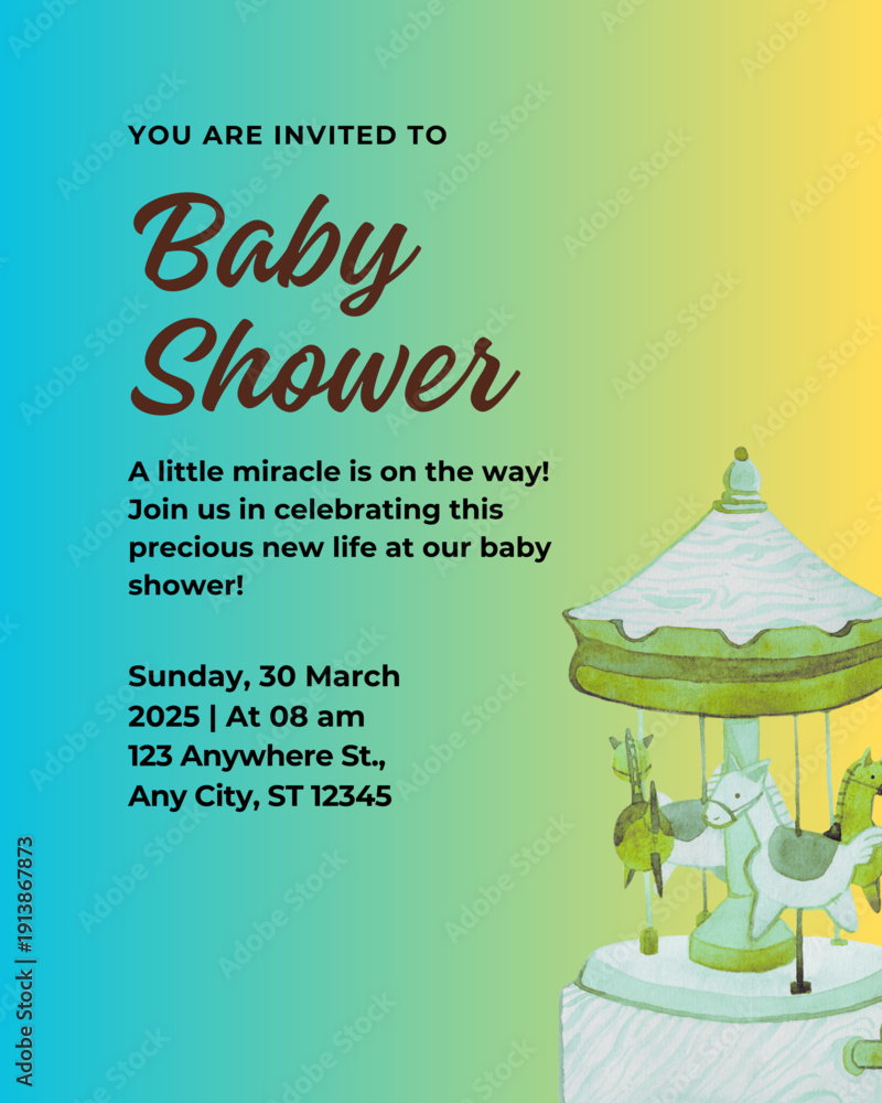 Fototapeta premium Baby Shower Ideas & Supplies - Party Planning, Decorations & Invitations, Plan the perfect baby shower with creative ideas, beautiful decorations, invitations, and party supplies.