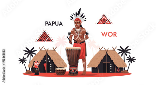 Cultural and Religious Ritual Ceremony with Traditional Atmosphere