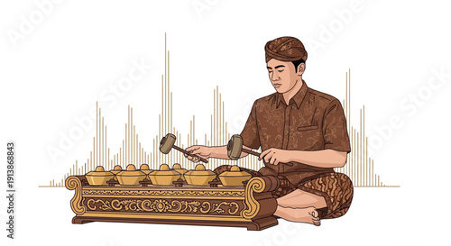 Cultural and Religious Ritual Ceremony with Traditional Atmosphere