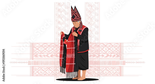 Cultural and Religious Ritual Ceremony with Traditional Atmosphere