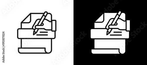 Sop Guidelines whiteblack icon