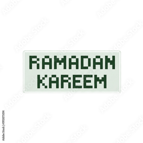 Ramadan Kareem greeting card design