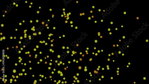 Golden Star Dust Particles Overlay