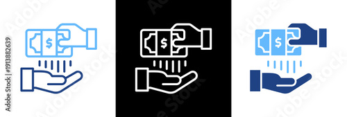 Payroll System triple icon