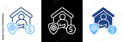 Employee Benefits triple icon