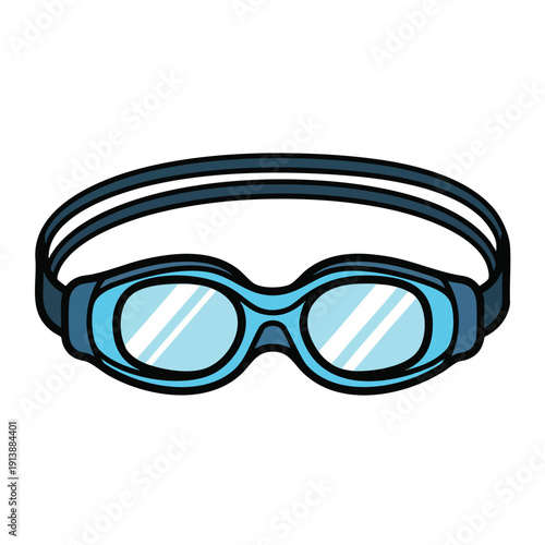 Sports Swimming Goggles for Competitive and Recreational Use