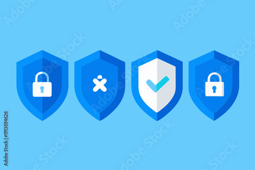 Security and protection icons