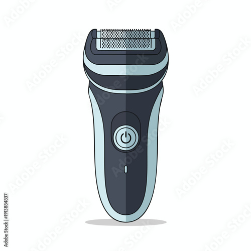Modern Electric Shaver Illustration