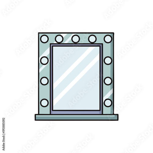 Hollywood Style Makeup Mirror with Bulbs