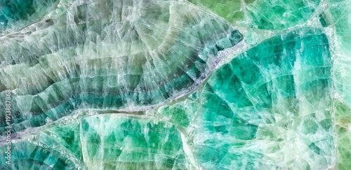 Green Fluorite stone background, natural texture in fresh color as part of your interior work.