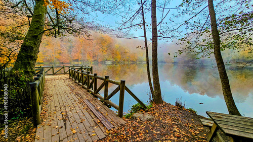 Autumn landscape in (seven ...