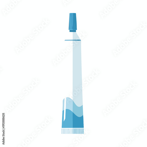 Illustration of Toothpaste Tube