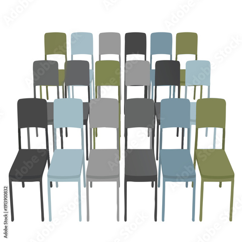 Elegant Array of Modern Dining Chairs in Neutral Colors for Contemporary Interior Design