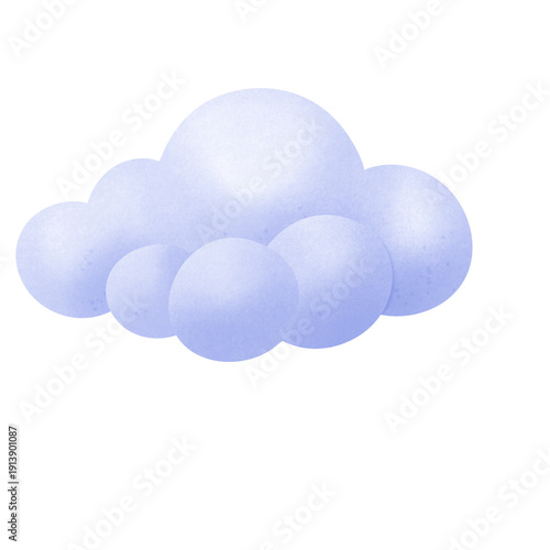 blue cloud illustration