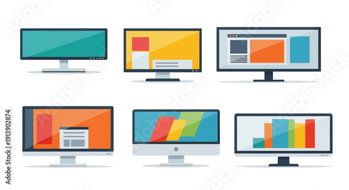 Modern Robotics and AI Technology Icon Set