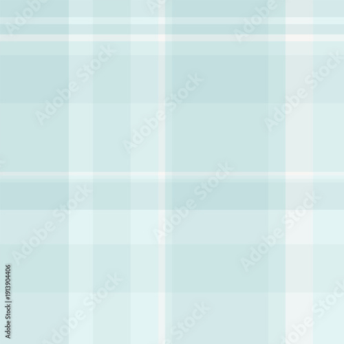 Bandanna textile fabric tartan, production seamless background check. Styled plaid vector pattern texture in light and white colors.