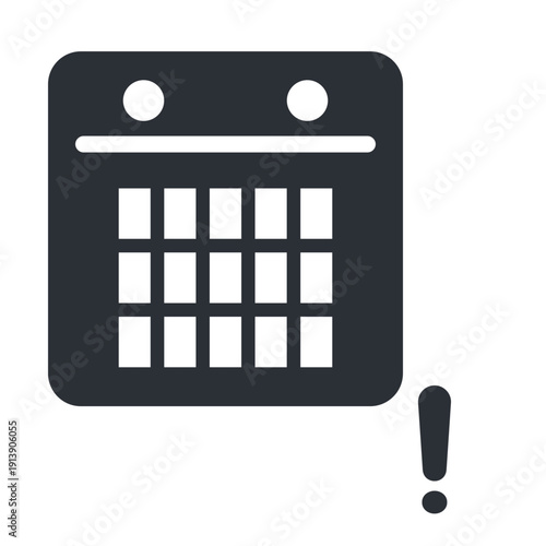 注意のカレンダーアイコン