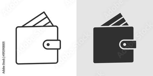 Business Wallet Icon representing cash management, corporate finance, digital payments, revenue handling, and secure business transactions.