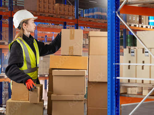 Warehouse, logistics center...