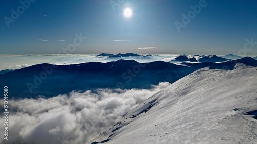 Sharr in Mist
The Sharr Mountains fading into fog, seen from afar.