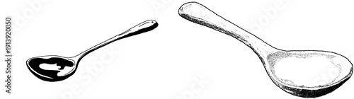 Hand-Drawn Yogurt Spoon: A Messy Creation