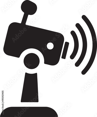 Wireless Signal Tower: A symbolic representation of a wireless signal tower, standing tall and emitting powerful signals. A symbol of connection, communication, and technological advancement. 