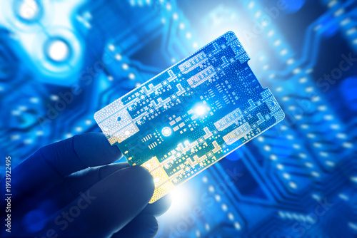 Fotografie Electronics manufacturing, Microtechnology