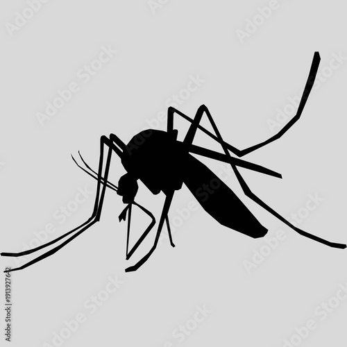 set of insect silhouettes