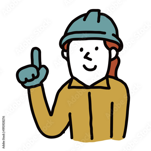 Skilled trades avatar 専門職のイラストアバター